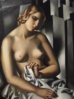 Nude with Buildings