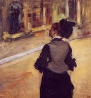 A Visit to the Museum (Woman Viewed from Behind)