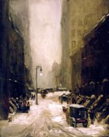 Snow in New York