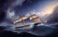 The Clipper "Eagle" in a Storm