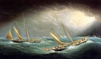 Four Yachts in a Storm