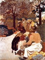 Study for "The Public Gardens": Qquare de la Trinité