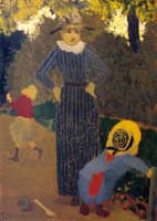 In the Public Garden - The Straw Hat