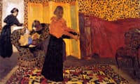 Interior with Red Bed
