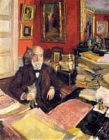 Théodore Duret in His Study