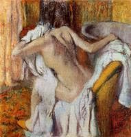 After the Bath, Woman Drying Herself