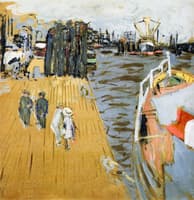 Boat at the Quayside, Hamburg