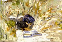 Woman Reading in the Reads, Saint-Jacut