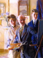 The Artist, His Wife Lucy and Their Son Henry