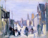 French Village with Figures