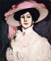 The Hat with the Pink Scarf
