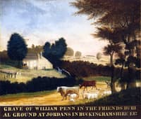 Grave of William Penn at Jordans in England