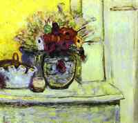 Vase with Anemonies and Empty Vase