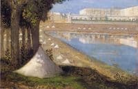 Vue sur le château de Versailles et l’Orangerie