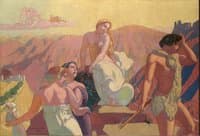 Psyche's Kin Bid Her Farewell on a Mountain Top