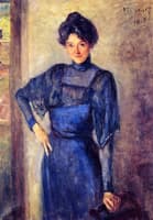 Mrs. Mary Tower Lapsley Caughey standing
