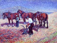 Ploughing on the Downs