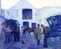 Cab Yard, St John's Rood, Evening