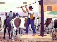 Watering Cattle, Poland