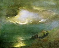 Moonlit Clouds over Peconic Bay