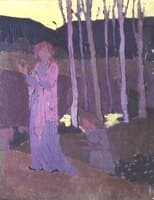 Femmes dans un bois
