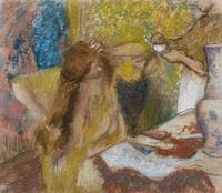 Woman at Her Toilette