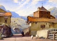 Street near Simplon Village