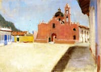 Street Scene with Building