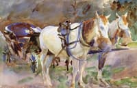 Study of Horses, Jerusalem