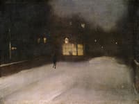 Nocturne in Grey and Gold: Chelsea Snow