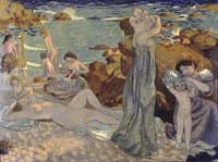 Baigneuses, plage du Pouldu