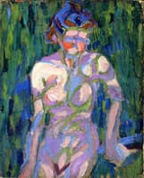 Female Nude with Foliage Shadows