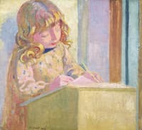 Little Boy Writing