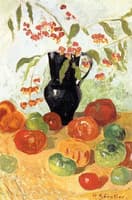 Still LIfe with Fruit and Vase of Flowers