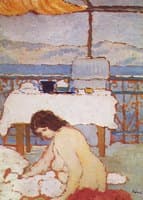 Nude on a Balcony
