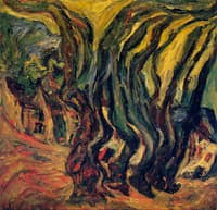 Large Blue Trees, Céret