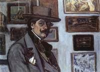 Self-portrait in a Brown Hat