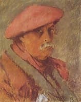 Self-portrait with Red Beret