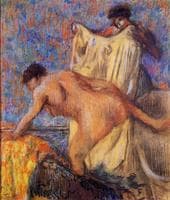 Woman Leaving Her Bath