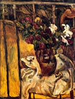 Bouquet of Flowers on a Balcony