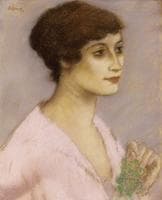 Woman with Grapes