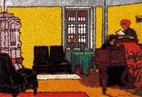 Yellow Piano Room