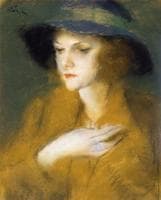 Young Girl with Blue Ring