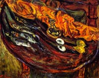 Still Life with Fish, Eggs and Lemons