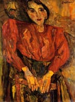 Woman in Red