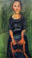 Woman by a Chair
