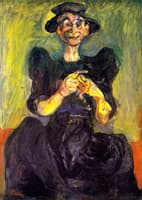 Woman Knitting