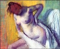 Woman Drying Herself