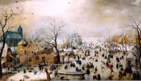 Winter Landscape with Skaters
