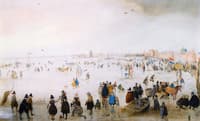 Winter Scene outside the Wall of Kampen